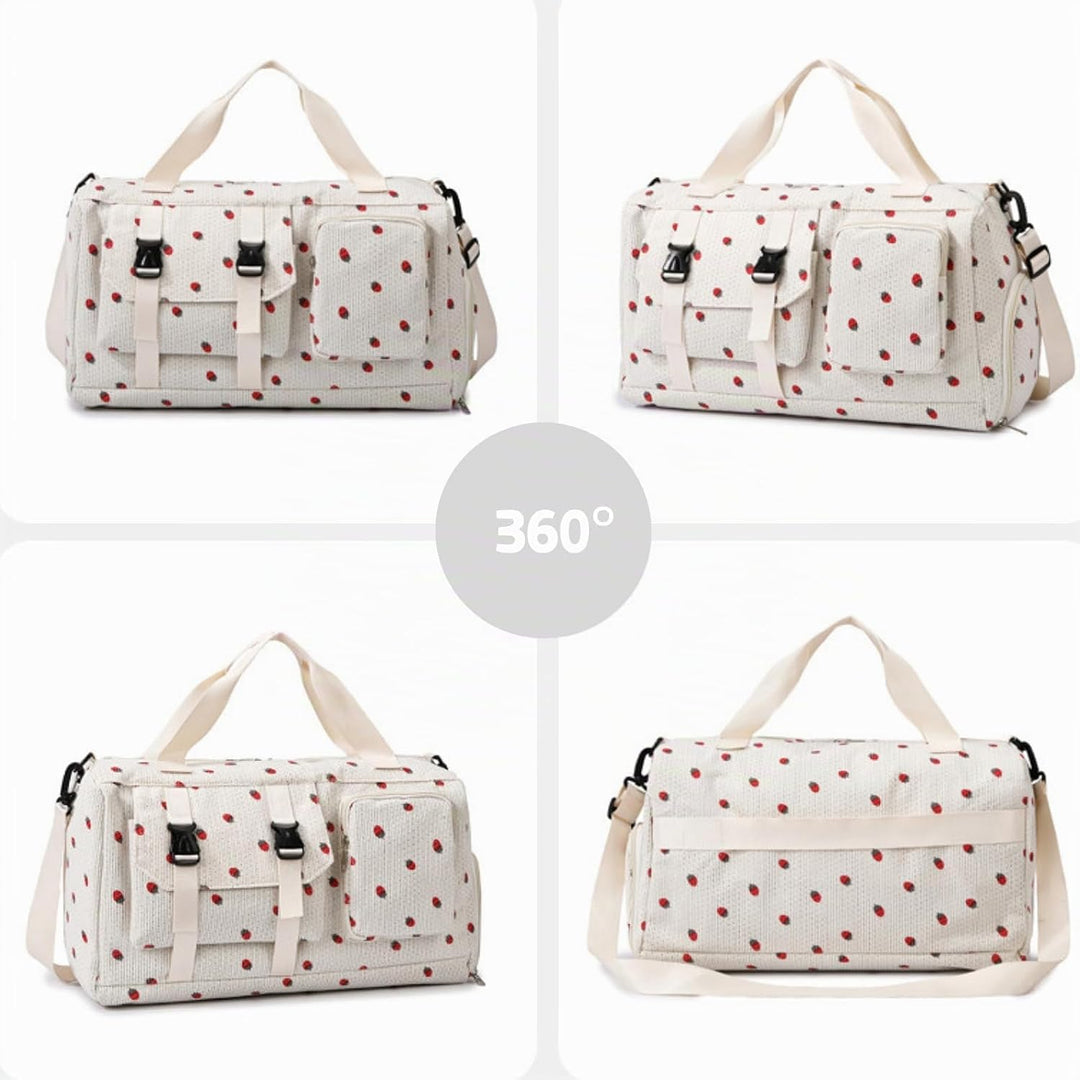 Sporttasche Kinder Mädchen Reisetasche Jungen Damen mit Schuhfach Reisetaschen Weekender Travel Bag