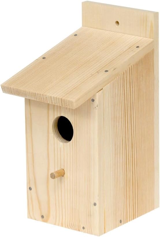 ITA DIY Nistkasten zum Zusammenbauen und Bemalen TreeTopTreat - Vogelhaus Komplett Bausatz mit Hamme