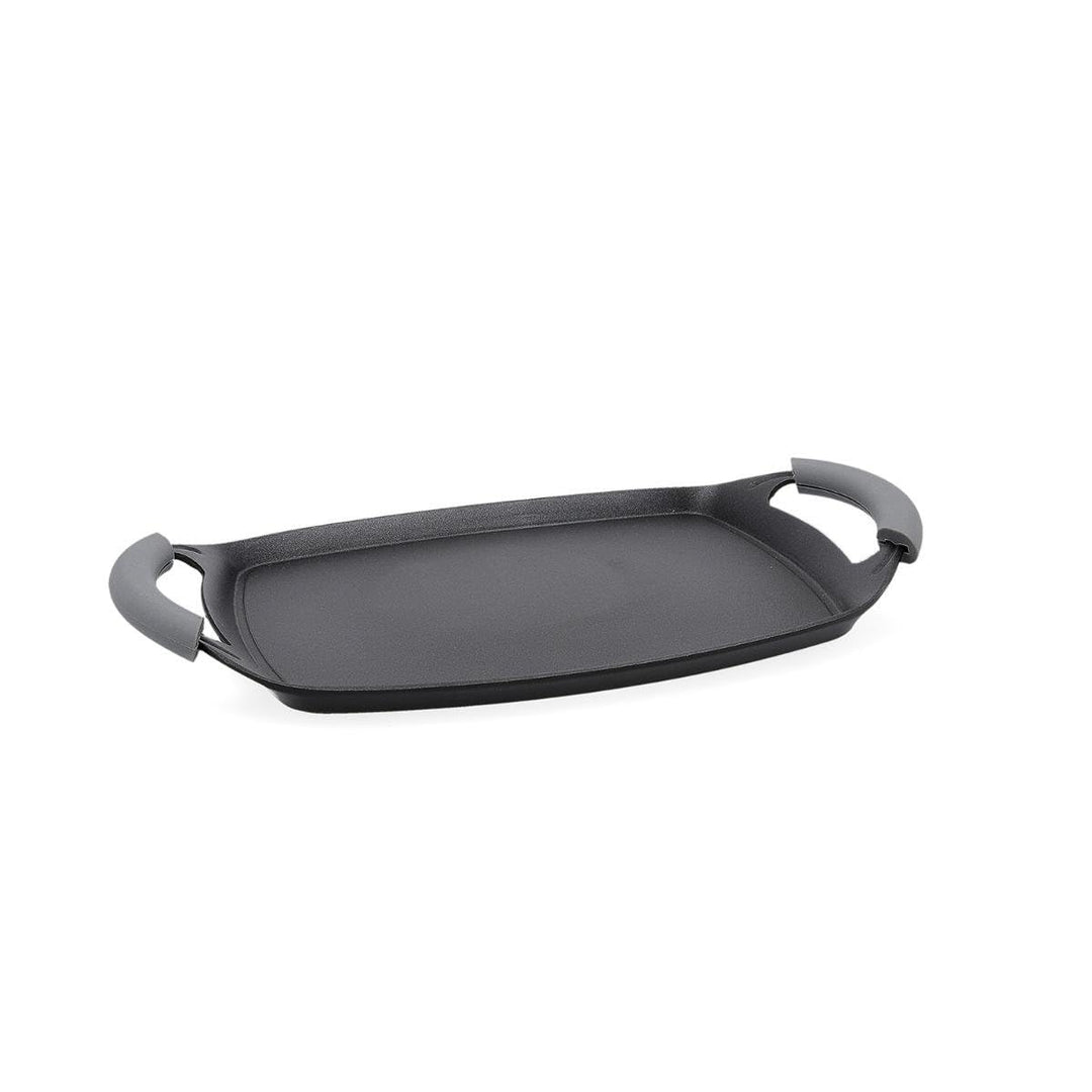 Quid Ebenholz Bräter aus geschmiedetem Aluminium, 36 x 23 cm, Schwarz Rotisserie 36x23CM, Rotisserie