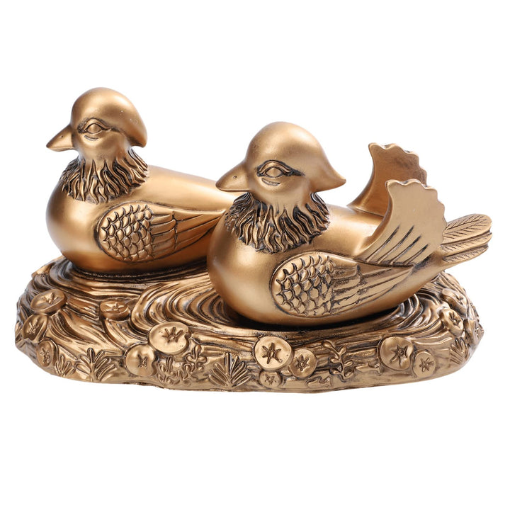 TOPBATHY Mandarinente Ornamente Feng Shui Decor. Mandarinente Aus Bronze Mandarinente-Statue Yuan-Ya