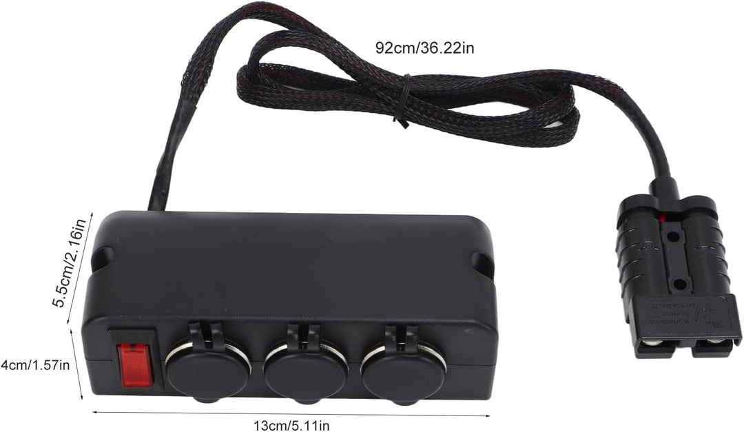Netzteil Batterieadapter Autoladegerät Adapter 50a 600V für Anderson Stecker 3-Stufen Batterie Netzt