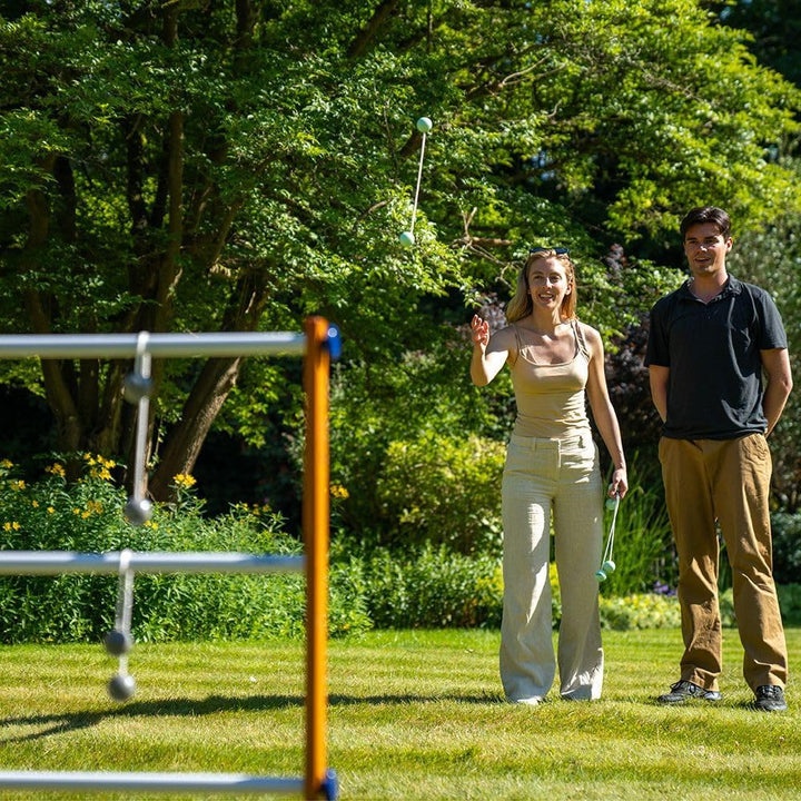 Profi Twistladder Leitergolf Fluor Gelb Orange Echte-Golfbälle - Laddergolf Prof-set - Model 2022 -