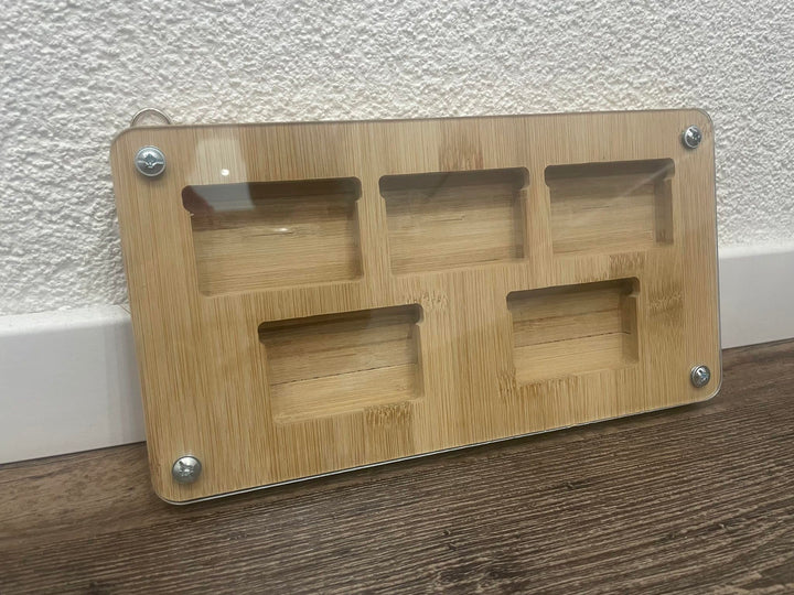 LiftWood Sammelrahmen Aufsteller kompatibel mit acht 8 NintendoGameBoy Advance Spiel Halter Display