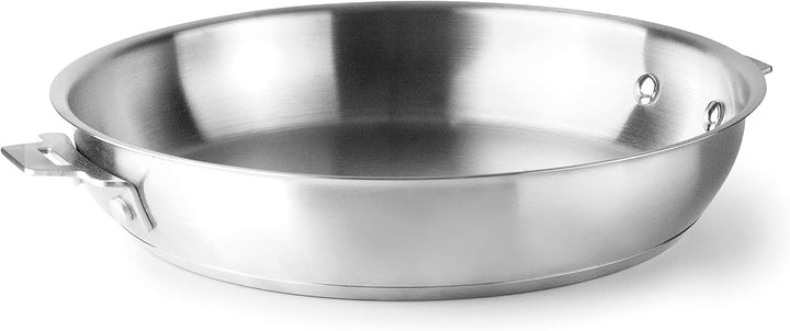 LACOR - 56720 - Kombi-Bratpfannenkörper, Edelstahl 18/10, Innenausführung, Sandwich-Wärmeverteilerbo