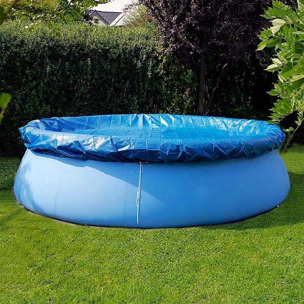 Artfeel 396cm Runde Poolabdeckung Schwimmbadabdeckung,Blau PE Abdeckplane Regendicht Staubdicht Pool