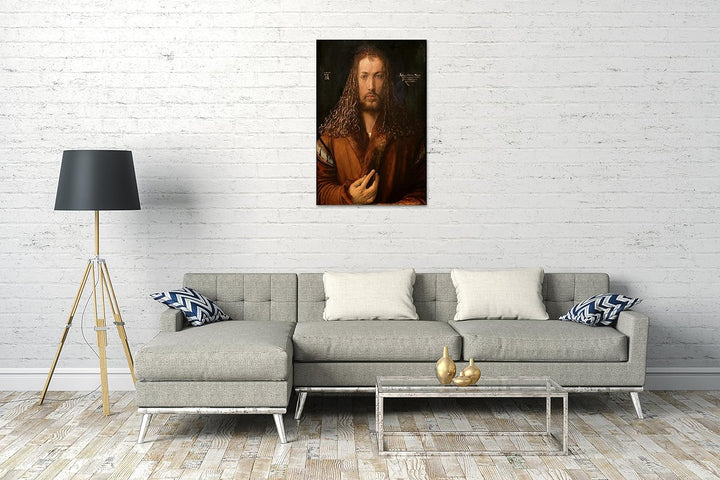 Printed Paintings Leinwand (70x100cm): Albrecht Dürer - Selbstbildnis 70x100 cm, 70x100 cm