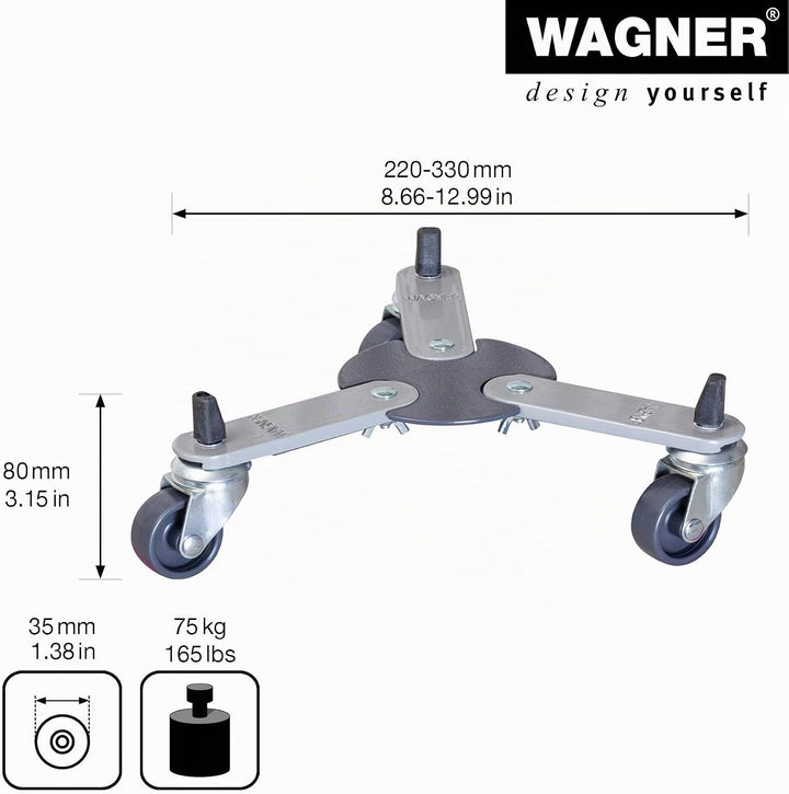 Wagner Pflanzenroller Sun City SMALL 22-33 x 8 cm Nutzfläche, stufenlos ausziehbar I Pflanzenroller