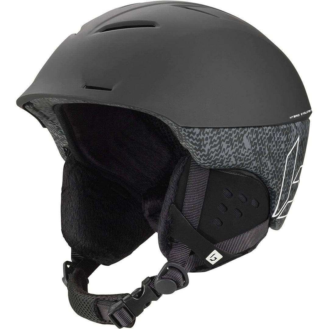 bollé - SYNERGY Skihelm, Medium, Unisex Erwachsene 52-54cm black matte, 52-54cm black matte