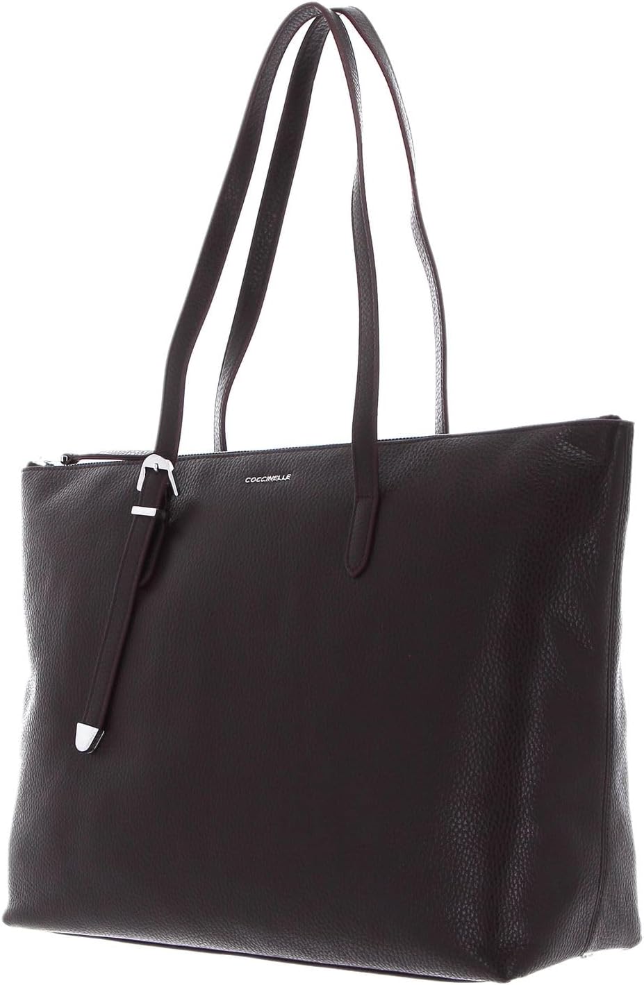 Coccinelle Leder Schultertasche Gleen Handbag Darkbrown, Darkbrown