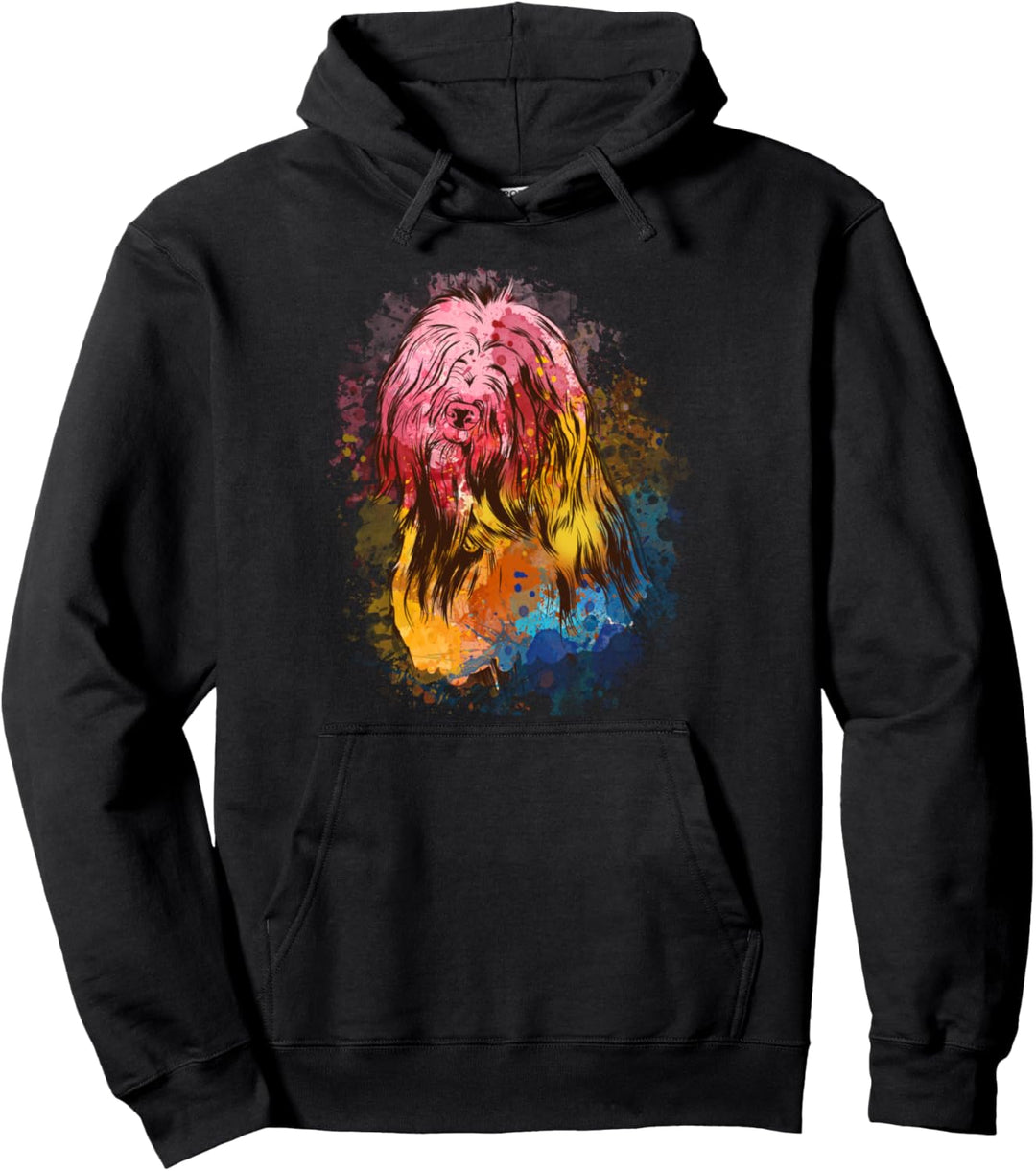 Bunte Briard Bekleidung für Briard Mama & Briard Dad Briard Pullover Hoodie