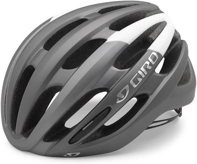 Giro Herren Fahrradhelm Foray 16 M (55-59 cm) Matte Titanium/White, M (55-59 cm) Matte Titanium/Whit