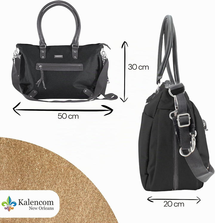 Kalencom Handtasche Umhängetasche stilvolle Baby Wickeltasche mit Wickelauflage, Aufbewahrungsbeutel
