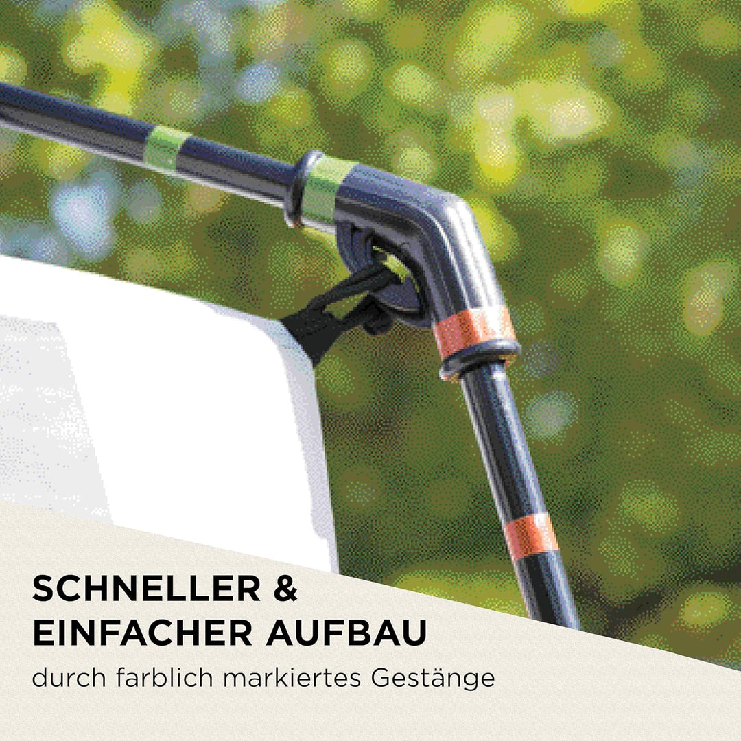 Coleman Octagon mit grossen Fenstern, mit 360° Rundumblick, stabile Stahlstangenkonstruktion, Vollst