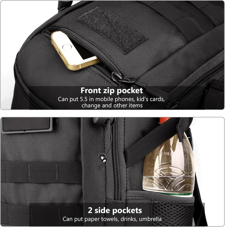 Rucksäcke für Taktischer Mini Tagesrucksack Fahrrad Wandern Bergsteigen Radfahren Rucksack Molle-Tas