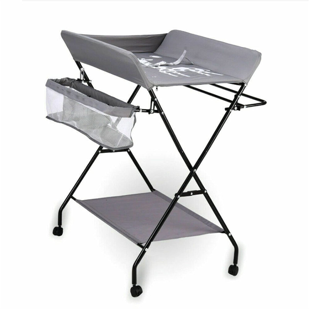 Baby Changing Unit Table Folding Nursery Changing Station Bath Mat with Storage Mit Badewanne,mit Ro