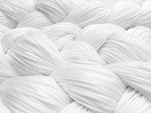 Kaikoon Fadenvorhang Fadenstore Messe B1 schwer entflammbar 150 cm x 800 cm (BxH) weiss