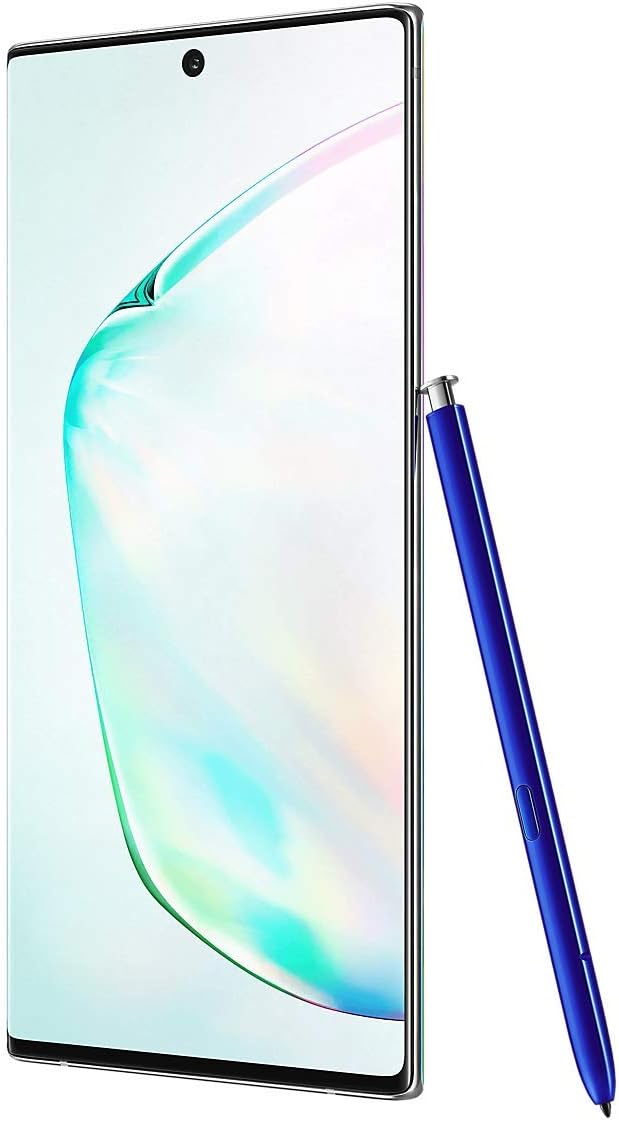 Samsung Galaxy SM-N975F/DS Silver 256 GB Note 10+ 4G Britische Version Vereinigtes Königreich Aura G