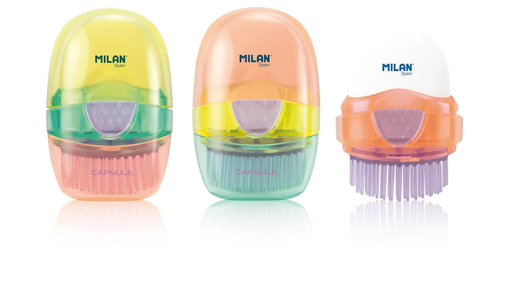 MILAN® CAPSULE Displaybox mit 16 Radiergummis, Serie New Look MILAN