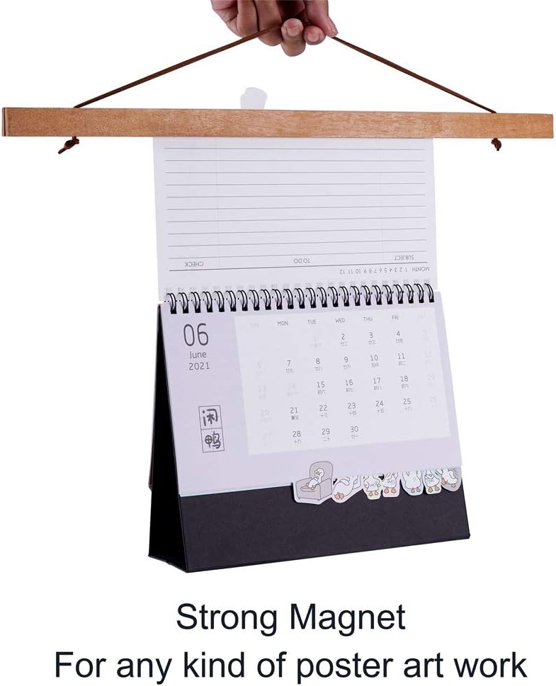 Ywlake Posterleiste Posterschiene Posterleisten, Magnet Magnetische Holz Poster Aufhänger Halter Rah