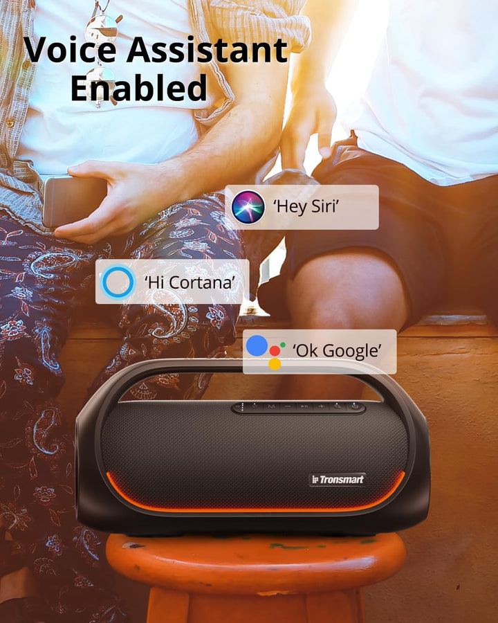 Tronsmart Bang Lautsprecher 60W, IPX6 Wasserdicht leistungsstarke BASS Box,Bluetooth Musikbox mit LE