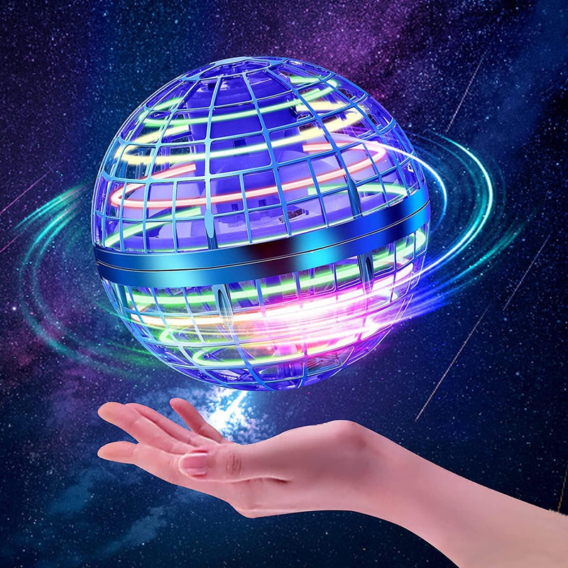 ASORT Hover Fliegender Ball,Magic Spinner Ball RGB Licht Hover Ball Mini Drohne Für Kinder Spielzeug