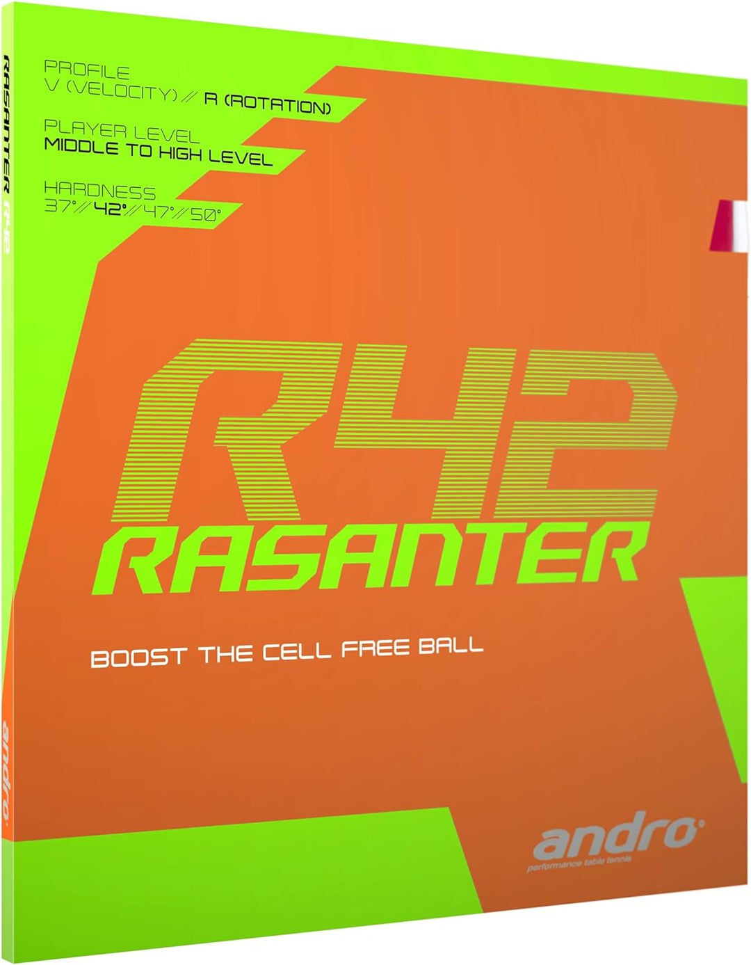 ANDRO Belag Rasanter R 42 grün 1,7 mm, grün 1,7 mm