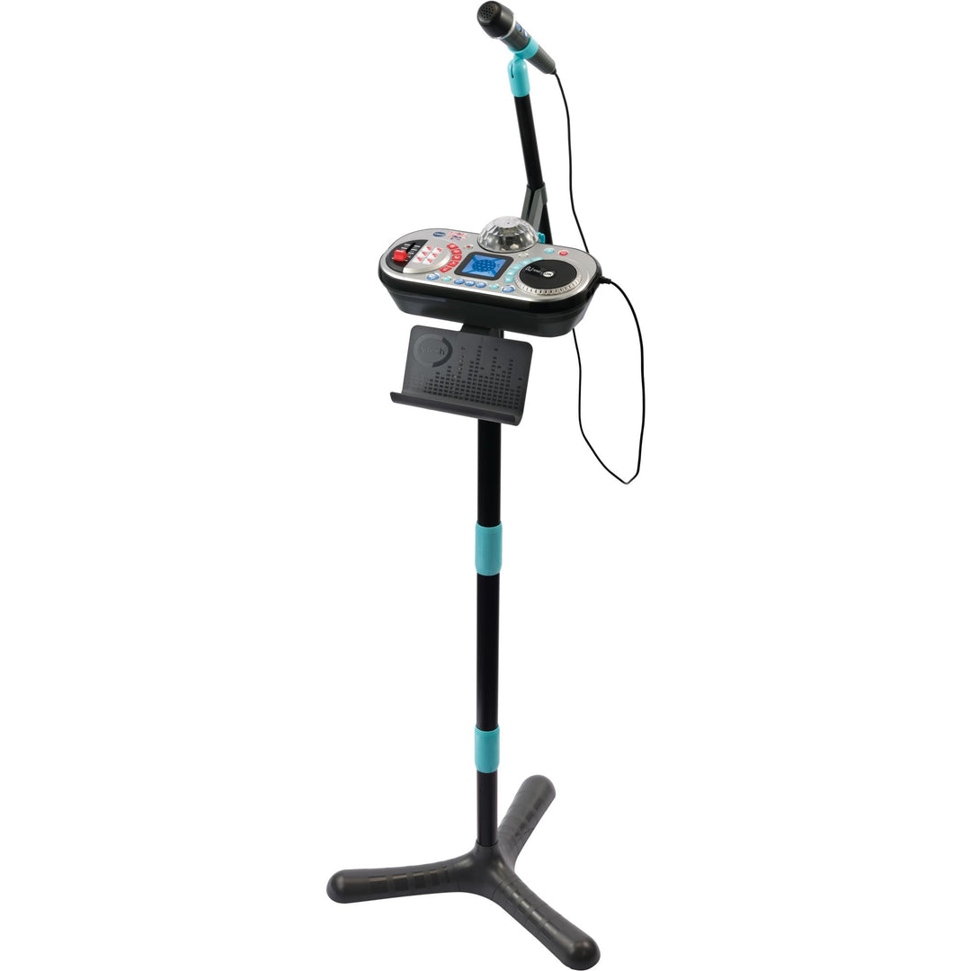 VTech Kidi Super Star DJ Studio Black – 10-in-1 Karaokespielzeug mit Mikrofon, abnehmbarem DJ-Mischp