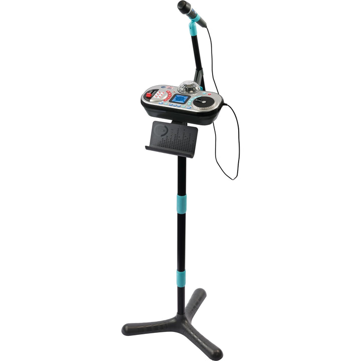 VTech Kidi Super Star DJ Studio Black – 10-in-1 Karaokespielzeug mit Mikrofon, abnehmbarem DJ-Mischp