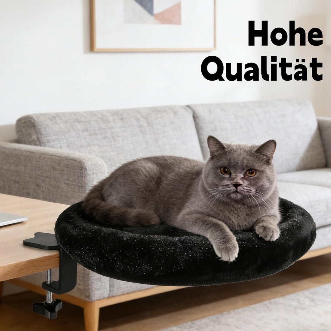 Katzenbett Schreibtisch, Katzenspielzeug Hängebett, Katzenliege Katzen Hängematte für Kratzen, Katze