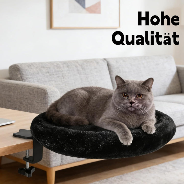 Katzenbett Schreibtisch, Katzenspielzeug Hängebett, Katzenliege Katzen Hängematte für Kratzen, Katze