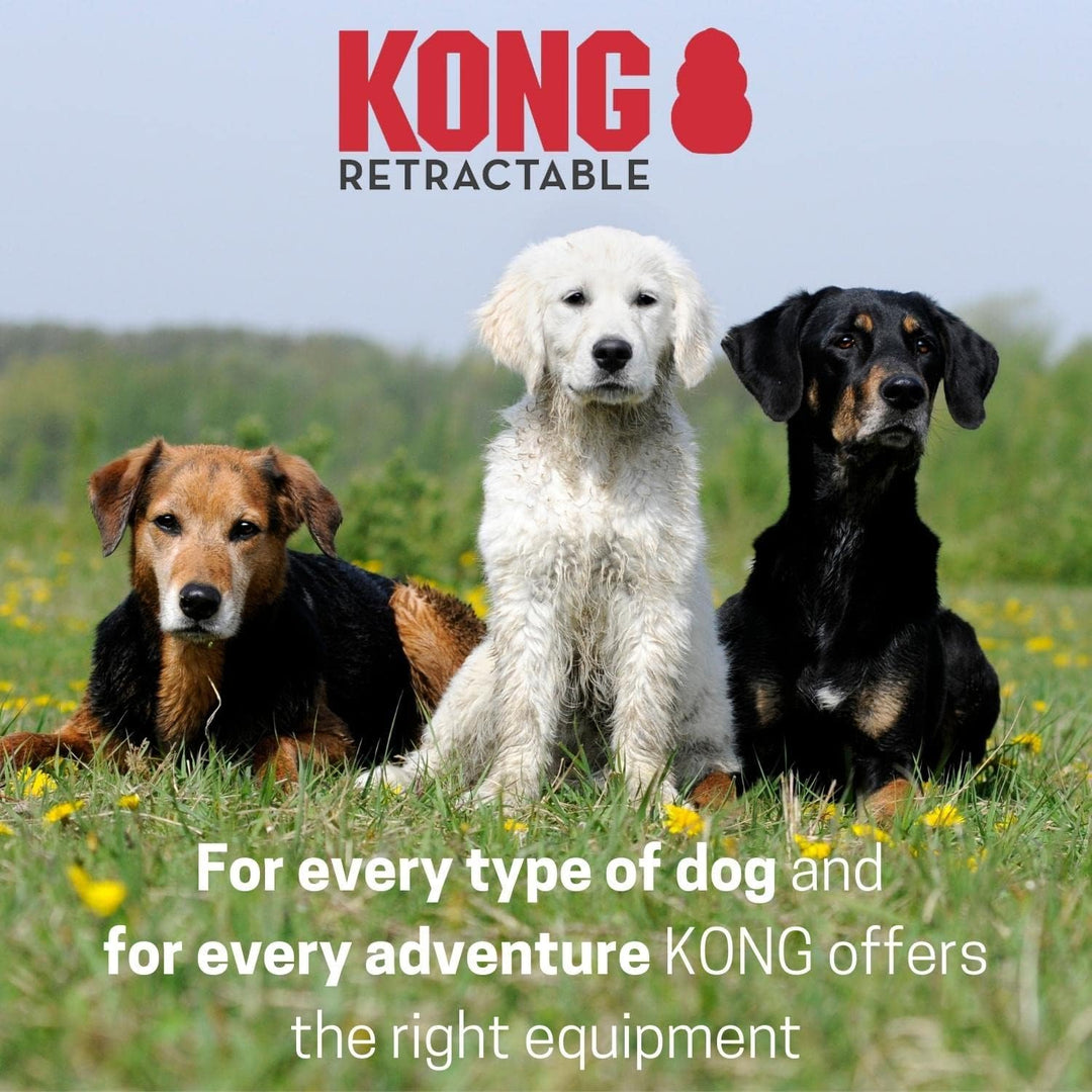 KONG ausrollbare Hundeleine "Trail" I hochwertige Rollleine mit Break &amp; Lock System I lange Leine fü