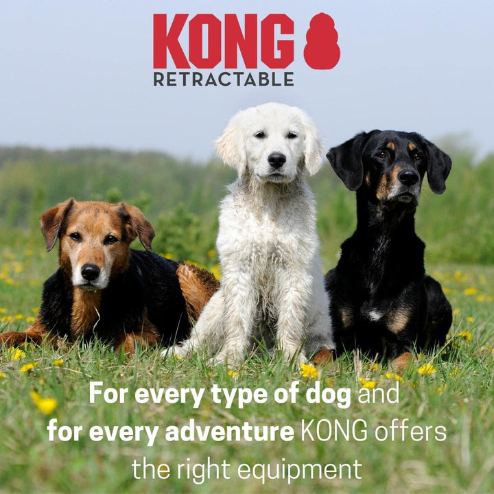 KONG ausrollbare Hundeleine "Trail" I hochwertige Rollleine mit Break &amp; Lock System I lange Leine fü