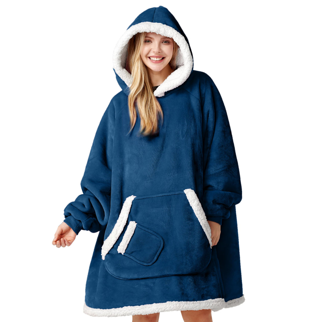 Giggling Getup tragbare Decken Hoodie für Erwachsene Kinder Damen Herren –Übergrösse Flanell Sherpa