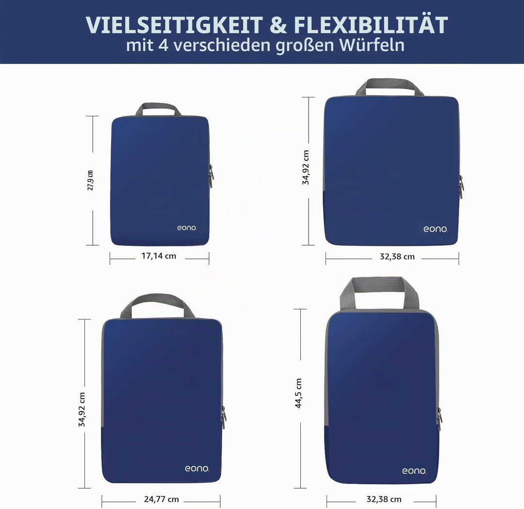 Eono Komprimierbaren Packwürfeln zur Organisation Ihres Reisegepäcks, Compression Packing Cube, Pack