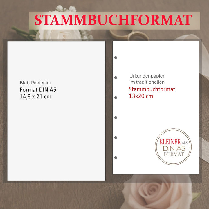 Stammbuch DU & ICH, tomtenrot, Velours, Herzrägung Gold, Stammbuchformat, das Buch für Alle (60002R)