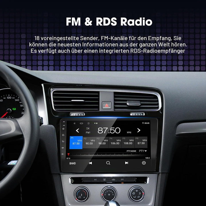 LEXXSON Android Auto Carplay Autoradio für VW Golf 7 MK7 Golf VII 2012-2020,10,1 Zoll Touchscreen AM