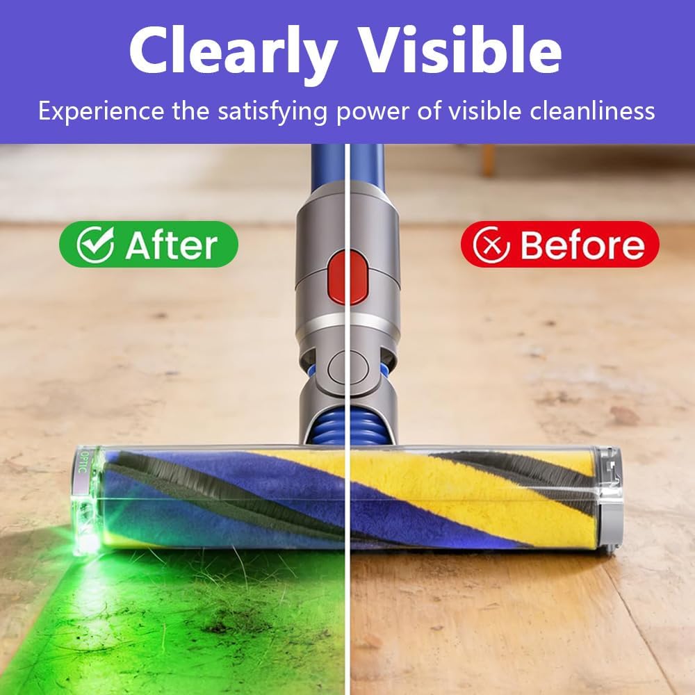 V12 Slim Elektrische Bürste Für Dyson V12 Detect Slim/Digital Slim LED-Leuchten Ersatzteile,Elektris