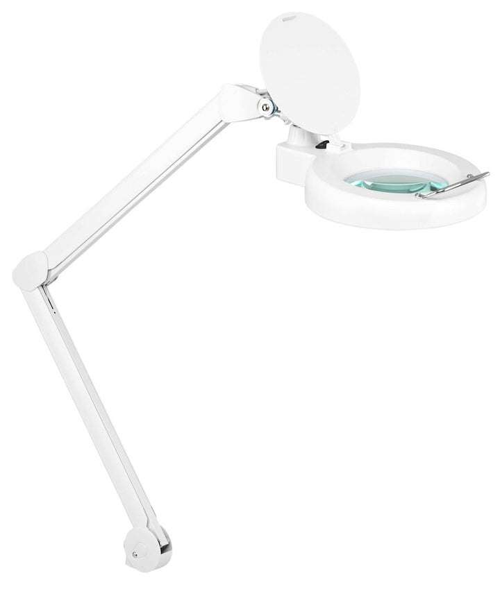 Showlite LL-6085D LED Lupenleuchte 8W 5 Dioptrien (Lupenlampe, 12,5 cm Linse, 60 SMD LEDs, 2,25-fach