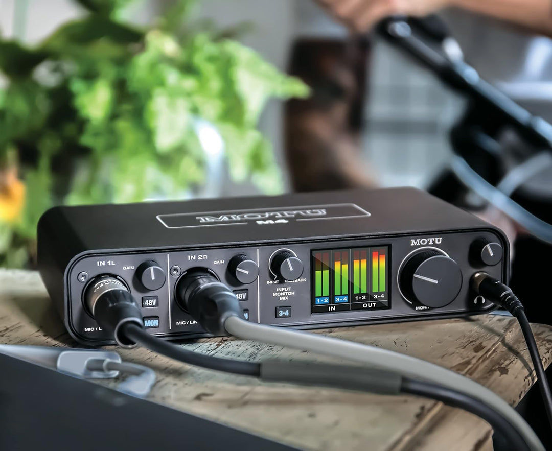 MOTU M4 USB-Audio-Schnittstelle Single, Single