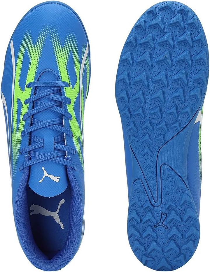 PUMA Herren Play Tt Fussballschuh, Ultra Blue White Pro Green, 43 EU