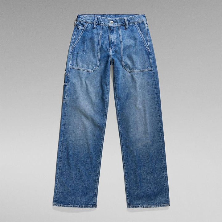 G-STAR RAW Damen Judee Carpenter Loose Jeans 30W / 34L Blau (Faded Blue Pool D23590-d442-g121), 30W