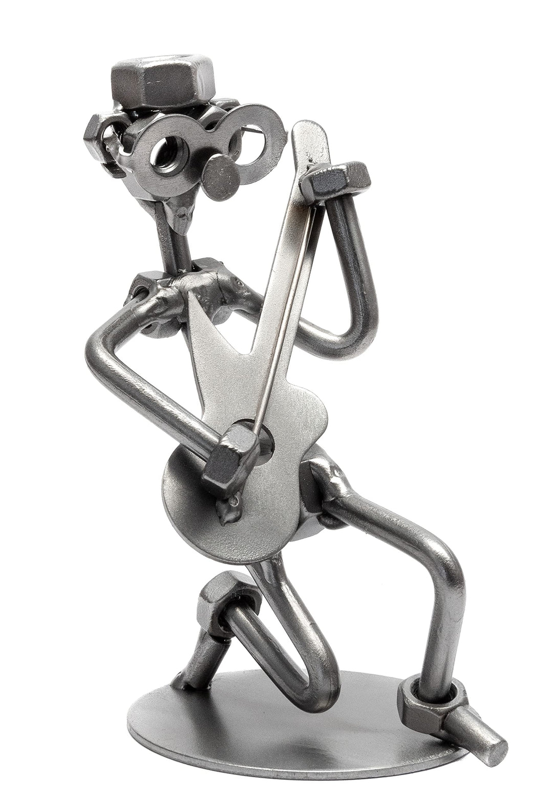 STEEMO Schraubenmännchen Gitarrist E-Gitarre Musik Geschenk Metall-Deko 8x8x13