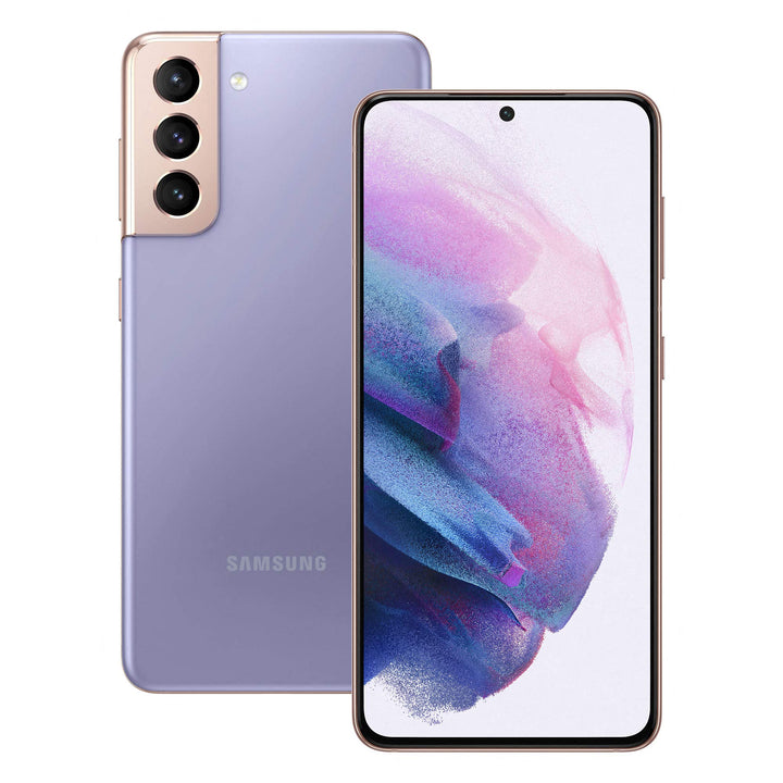Samsung Galaxy S21 5G Smartphone SIM Free Android Handy Phantomviolett 128GB UK Version (Renewed)