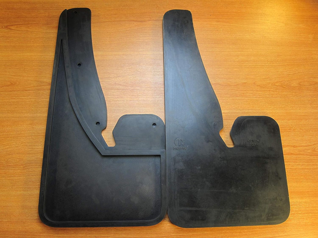 Mopar 2009-2018 Dodge RAM 1500 W/o Finder Flares Rear Rubber Splash Guards OEM