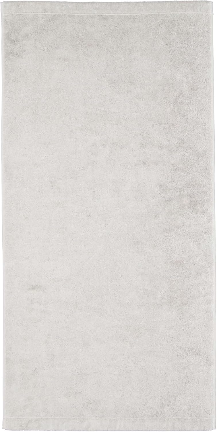 CAWÖ Home Handtücher Life Style Uni 7007 Platin - 705 Badetuch 100x160 cm, Badetuch 100x160 cm
