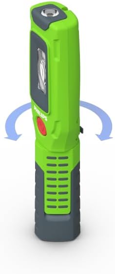 Philips Xperion 3000 Pillar LED-Arbeitsleuchte, robuste wiederaufladbare Werkstattlampe, Handlampe,