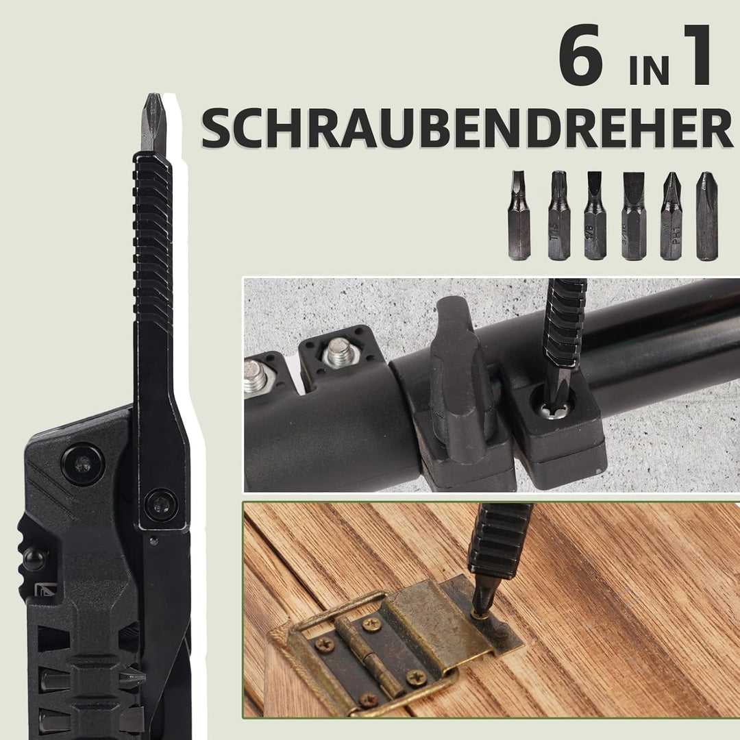 Geschenke Valentinstag für Männer Multitool Taschenmesser für Männer 21 in 1, Jahrestag Geburtstagsg