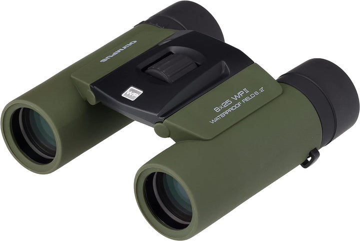 Olympus 8x25 WP II Fernglass (Wasserdicht, Beschlagsfrei, Staubschutz, 10-fache Vergrösserung), geei