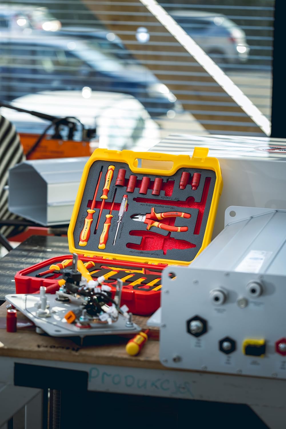 HÖGERT TECHNIK 25er-Set Elektriker Werkzeug Set isolierter 1000V Hand Screwdriver, Schlitz und Kreuz