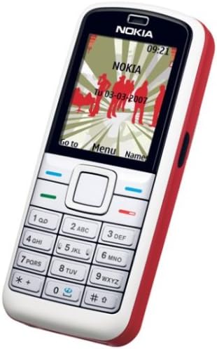 Nokia 5070 red White Handy